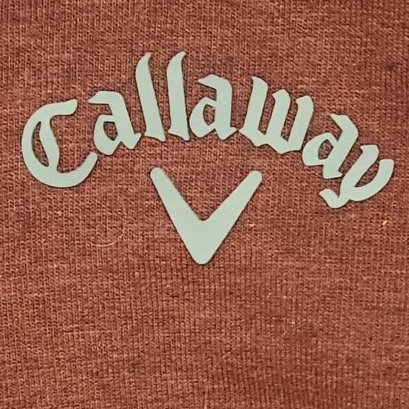 Men's size small burgundy Callaway 1/4 zip pullover - Picture 3 of 5